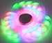 LED Light Fidget Spinner with Switch Plastic EDC Hand Spinner For Autism and ADHD Relief Focus Anxiety Stress Toys Gift (Black)