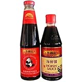 Lee Kum Kee Oyster Sauce and Lee Kum Kee Hoisin Sauce Bundle