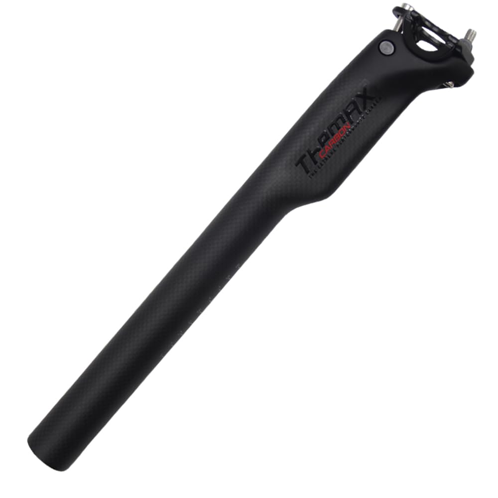 Alfa Pasca MTB Seatpost 31.6 Carbon Offset Seat Post Carbon 350 mm Matt Carbon Seat Post