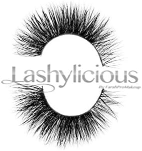 Luxylicious 100% 3D Mink Eyelashes by Lashylicious Natural Fluffy With Super Felxible Band and Useable 20+ times - Glamorous Fake lashes Extensions …