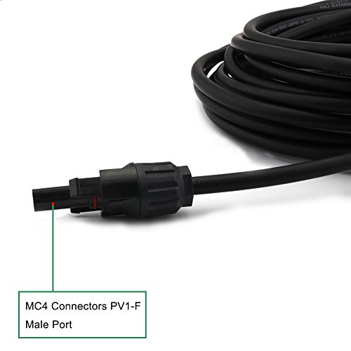 Sun YOBA 12 AWG Solar Panel Extension Cable Wire (10 ft.) with MC4 Connectors - Thumbnail 5