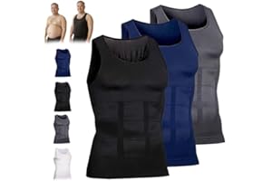 MAVLOCI Selure Shaping Tank Men, Selure Compression Shirt, 2025 New Shaping Sleeveless Shirts for Men Build A Toned Body