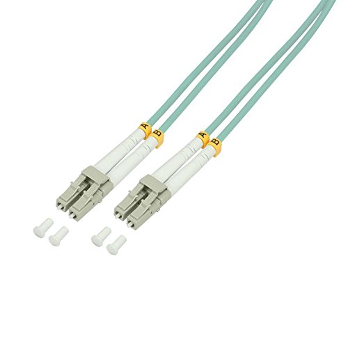 LogiLink FP3LC00 LC-LC OM3 50/125µ Fiber Patch Cable, 0.5 Meter Length, 0.5 Meter Length