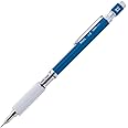 オート OHTO MS01 Mechanical Pencil, High-Functionality All-Metal Aluminum and Brass Body Drafting Pencil, 0.5mm, Blue, MS01-SP5-BL