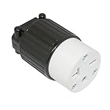 Superior Electric YGA022F Straight Electrical Receptacle 3 Wire, 20 Amps, 250V, NEMA 6-20R
