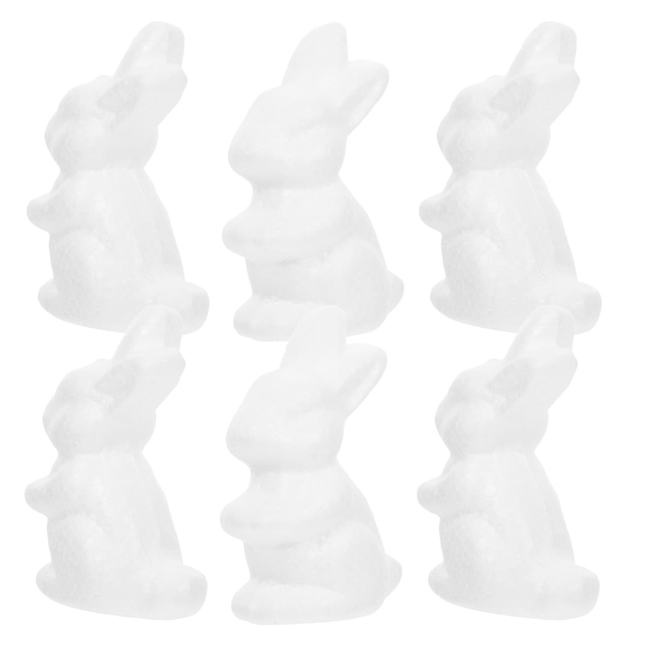 MAGICLULU 6Pcs Bunny Shapes Rabbit for Easter DIY Flower Arranging Wedding Party Decorations