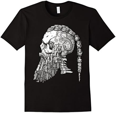 Mens Viking T shirt XL Black
