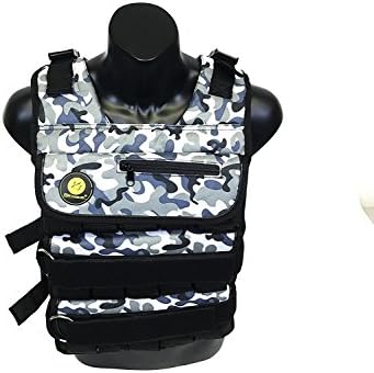 K2Elite Weighted Vest Long Style for Men 0lbs~90lbs Adjustable Cross-fit Training Workout Camouflage