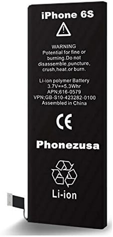 ORIGINAL BRAND NEW PHONEZUSA -3.82V [1715mAh] Replacement Batttery for iphone 6S Compatible with CDMA &amp; GSM (Not For 6+ or 6S Plus) (For the: A1633, A1688 , A1700) 1 YEAR WARRANTY