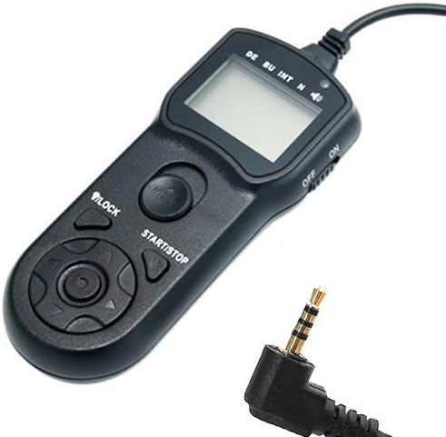 JJC Intervalometer Timer Remote Shutter Cord for Panasonic Lumix FZ50 FZ50K FZ50S FZ100 FZ150 FZ200 FZ1000 FZ2000 G3 G5 G6 G7 G10 GF1 GH1 GH2 GH3 GH4 GX7 GX8 GH5 FZ300 S1 S1R S1H, as DMW-RS1 RSL1