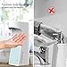 GLAMFIELDS Upgrade 2.0 Soap Dispenser, Auto Soap Dispenser Touchless 14oz/400ml Hands-Free for Kitchen Bathroom Detergent & Shampoo - White
