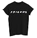 Mom's care Womens Cute Graphic Crewneck T Shirt Junior Tops Teen Girls Funny Tops Short Sleeve (Black, S)
