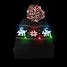 Windy City Novelties LED Light-Up Knitted Christmas Beanie | Ugly Sweater Reindeer Design | 3 Flashing Modes