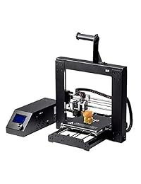 Monoprice Maker Select Impresora 3D v2 con gran calefacción (7.874 x 7.874 x 7.087 in) Build Plate + muestra libre Filamento PLA y tarjeta MicroSD recargada con modelos 3D imprimibles.