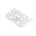 LoveRPi Raspberry Pi 3 Model B+ Case with Direct GPIO Access - Clear Transparent