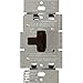 Lutron Toggler Incandescent Dimmer Switch, 600-Watt Single-Pole Preset, AY-600P-BR, Brown