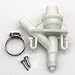 KIPA Water Valve Kit 385311641 For 300 310 320 Series Pedal Flush Sealand Marine Toilet, Fits for RV Camper Vacu-flush Durable Well-Sealed Plastic Toilet Water Valve Kit