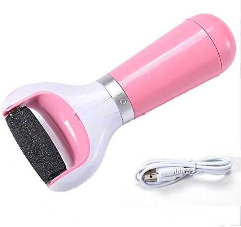 Waterproof Electric Foot File Callus Remover For Feet - Use On Dry Or Wet Feet - Powerful Motor And 360 Degree Rotatable Roller Head Smooths Skin Quickly health foot care(Batteries Not Included)