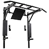 Wandmontage Pull Up Bar en Dip Station Multi-Grip Chin Up Bar Dip Stands Compacte Power Tower voor Indoor Thuis Gym…