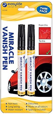 Easylife Lifestyle Solutions Car Scratch Repair Pen Fills Scratch Marks And Seals Them Protects From Corrosion Can Be Used On Any Vehicle And