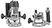 PORTER-CABLE Router, Plunge Base Kit, 12-Amp, 2-1/4 HP (894PK), Grey