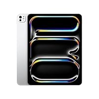 Apple 13インチiPad Pro(M4):Ultra Retina XDR ディスプレイ、512GB、横向きの 12MP フロントカメラ/12MP バックカメラ、LiDAR スキャナ、Wi-Fi 6E + 5G 携帯電話通信(eSIM)、Face ID、一日中使えるバッテリー- シルバー