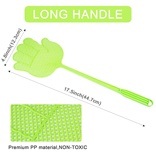 Dirza Fly Swatter Funny Hand Shaped Fly Swatters Durable Colorful
