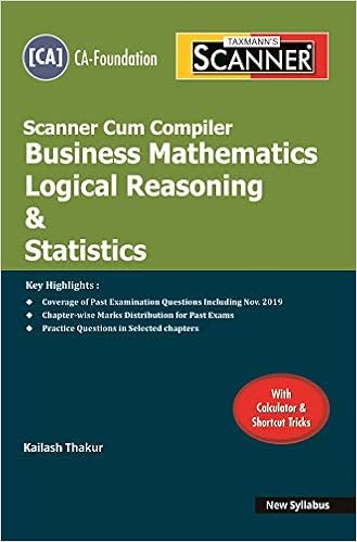 Taxmann's Scanner Cum Compiler-Business Mathematics Logical Reasoning & Statistics