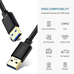 Jelly Tang USB 3.0 A to A Male Cable 1Ft,USB to USB
