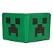 JINX Minecraft Creeper Face Leather Bi-Fold Wallet (Green, One Size)