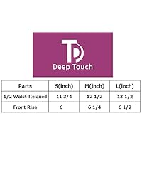 DEEP TOUCH - Bragas sin costuras para mujer (nailon, 5 unidades)