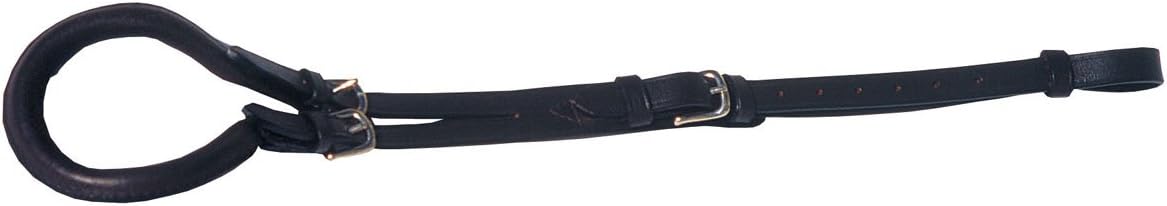 Reitsport Amesbichler AMKA Leather Tail Strap Black Size Warm-Blooded Tail Strap for Saddle