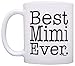 ThisWear Mimi Coffee Mug For Best Mimi Ever Gift 11oz Ceramic Coffee Mug with Handle