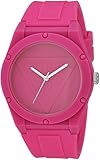 GUESS Quartz Rubber and Silicone Casual Watch, Color:Red (Model: U0979L9)