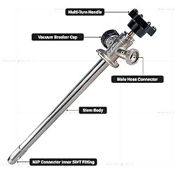 Midline Valve 84323 Sillcock Pipe Chrome Plated