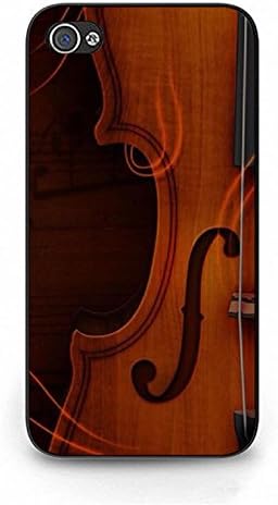 iPhone 4/4s Phone Shell,Useful Hard Plastic Protector Shell for iPhone 4/4s Magic Popular Violin Wallpaper Pattern Phone Case