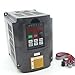 RATTMMOTOR Variable Frequency Drive 2.2KW 220V VFD Drive Inverter Frequency Converter Single Phase Input, 3 Phase Output for VFD Water-cooled Air-cooled Spindle Motor Speed Control+VFD Extension Cable
