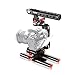 COOCHEER Aluminum Alloy Camera Cage,DSLR Rig Handle Video Stabilizer Cage Kit Film Movie Making for All ILDC and DSLR Sony NEX -5T Canon Nikon with Handle Grip to Mount Microphone Monitor LED Flash