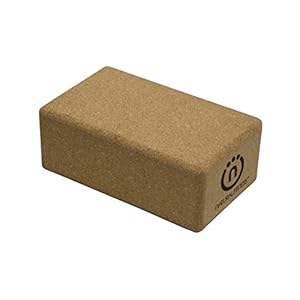 Natural Fitness Cork Yoga Block (5.5 x 9 x 3.5-Inch)