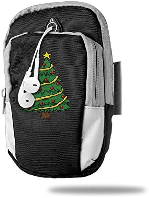 BakeOnion Christmas Tree Armband Arm Bag Package For Sports Running For Iphone Samsung Galaxy Key Money