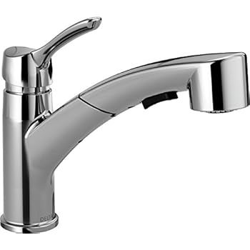 Delta Faucet Grant Single Handle Kitchen Sink Faucet With Pull Out