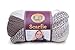 Lion Brand Yarn Scarfie Bulky Yarn, Cream/Taupe, 1 Pack