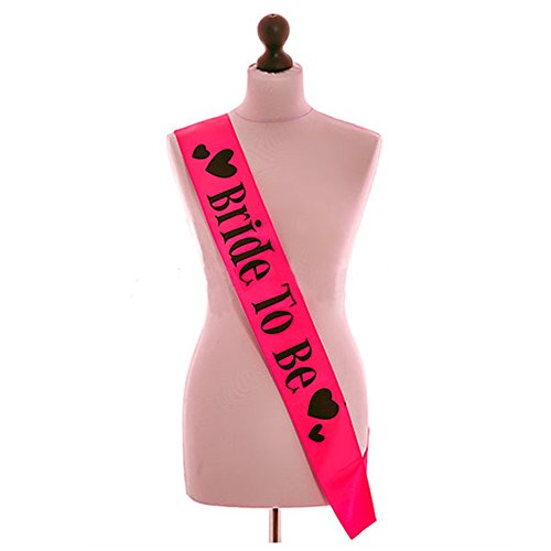 Pink Bride to Be Sash for Bachelorette Party ,Hen Party ,Bridal Shower