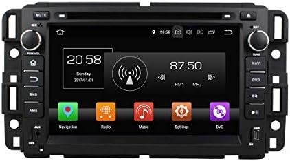 7 Inch Touchscreen Android 8.0 OS Car Radio for GMC Yukon/Tahoe/Acadia/Sierra(2007-2012), DVD Player Bluetooth DAB+ Radio Head Unit