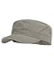 NYFASHION101 Fashionable Solid Color Unisex Adjustable Strap Cadet Cap, Gray
