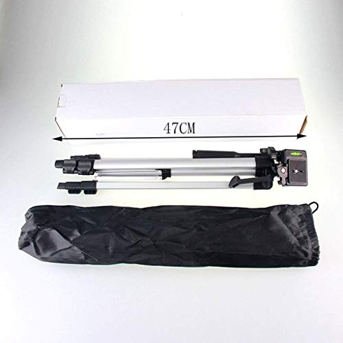 XYSQWZ Metall Tischstativ 130cm Faltbare Tragbare Kamera Stativ Outdoor Travel Handy Stativ (Farbe: Schwarz) – Bild 5