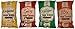 Pork Rinds Variety Pack - Pork Barrel Pork Rinds (Four 1.75 oz Bags) I Keto Snack I Pork Rinds Salt and Vinegar, Spicy, Original, BBQ - Fried Pork Rinds Keto