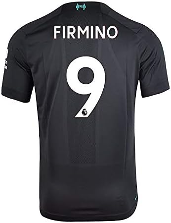 Liverpool Third Shirt Black 19-20 Season #9 Firmino Soccer Jersey Mens Football Jerseys