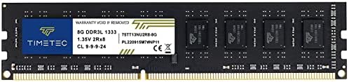 Timetec 8GB DDR3 1333MHz PC3-10600 Non-ECC Unbuffered CL9