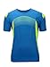 ZITY Mens T-Shirt Athletic Moisture-Wicking Running Shirts Blue